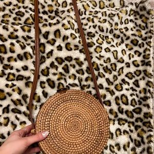 Shop 12th tribe wicker purse